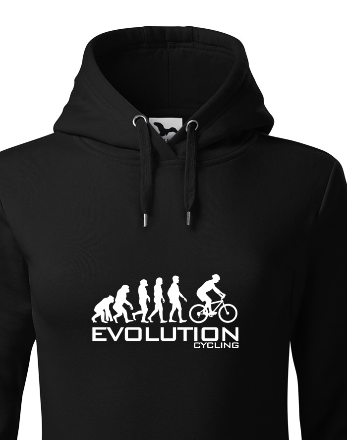 Dámská mikina Evoluce cyklistiky