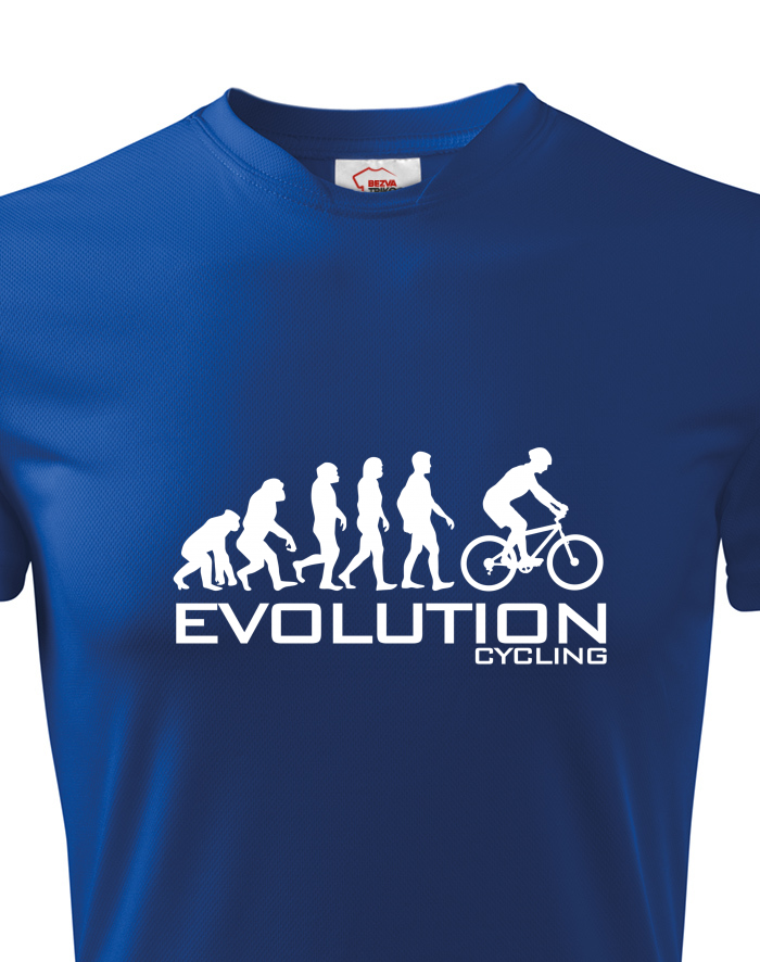 Dětské funkční tričko Evoluce cyklistiky