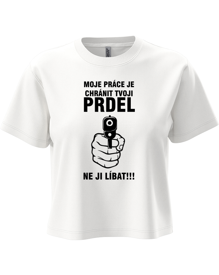 Dámský crop top Chráním tvoji prdel
