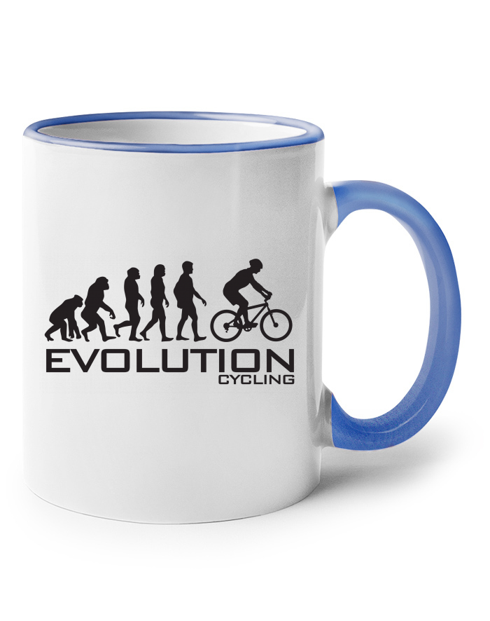 Keramický hrnek Evoluce cyklistiky