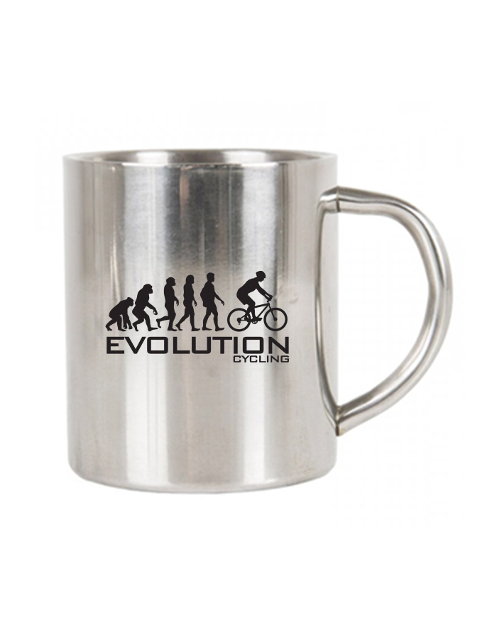Nerezový termohrnek Evoluce cyklistiky