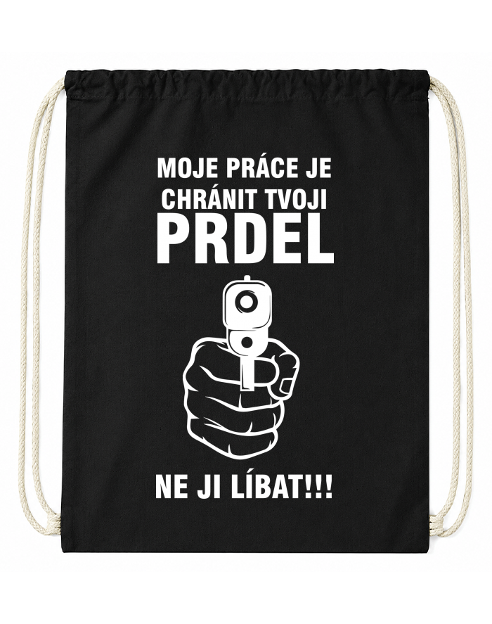 Bavlněný vak na záda - Chráním tvoji prdel
