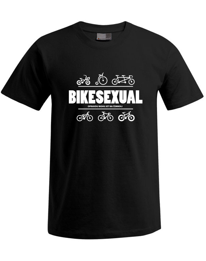 Pánské tričko Plus Size Bikesexuál