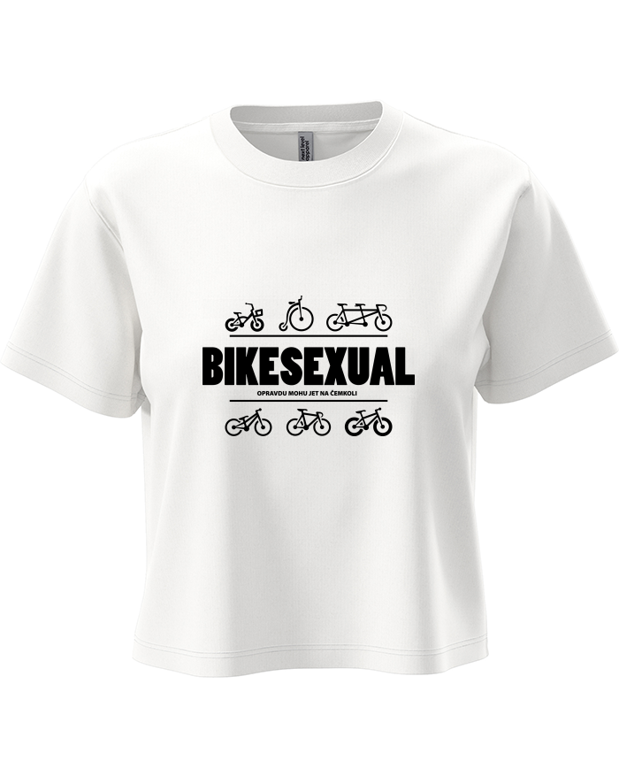 Dámský crop top Bikesexuál