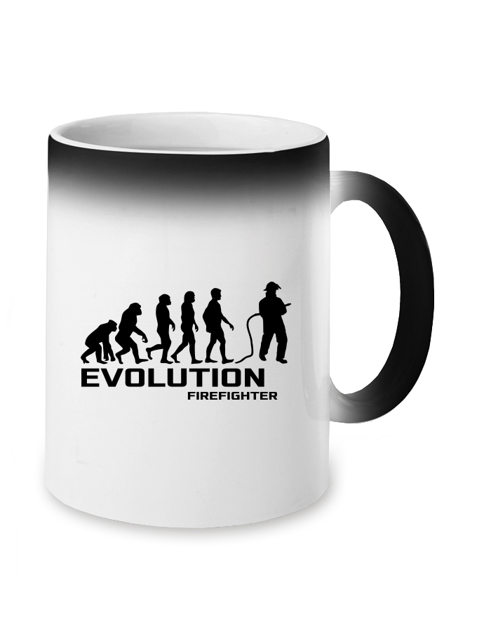 Magický měnící se hrnek Pro hasiče Evoluce