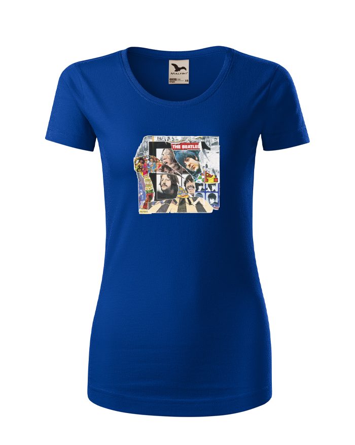 Dámské tričko The Beatles 2 – koláž