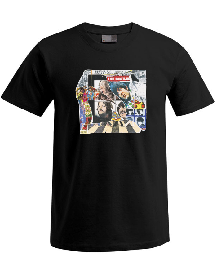 The Beatles 2 – Pánské tričko Plus Size s krátkým rukávem