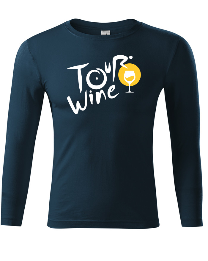 Tričko s dlouhým rukávem Tour wine