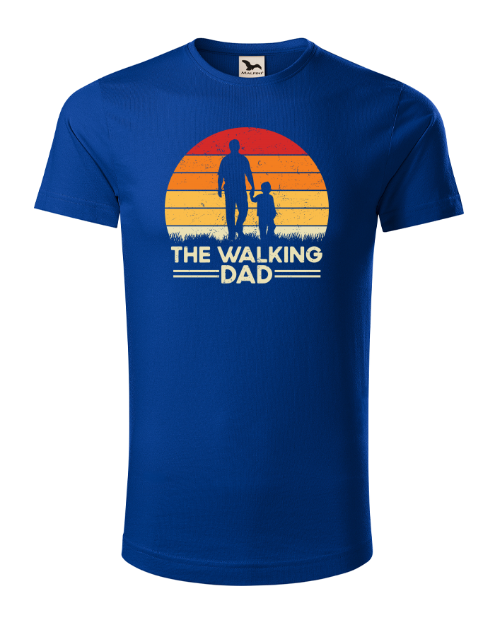 Pánské tričko z bio bavlny s krátkým rukávem pro tatínky The Walking Dad 2