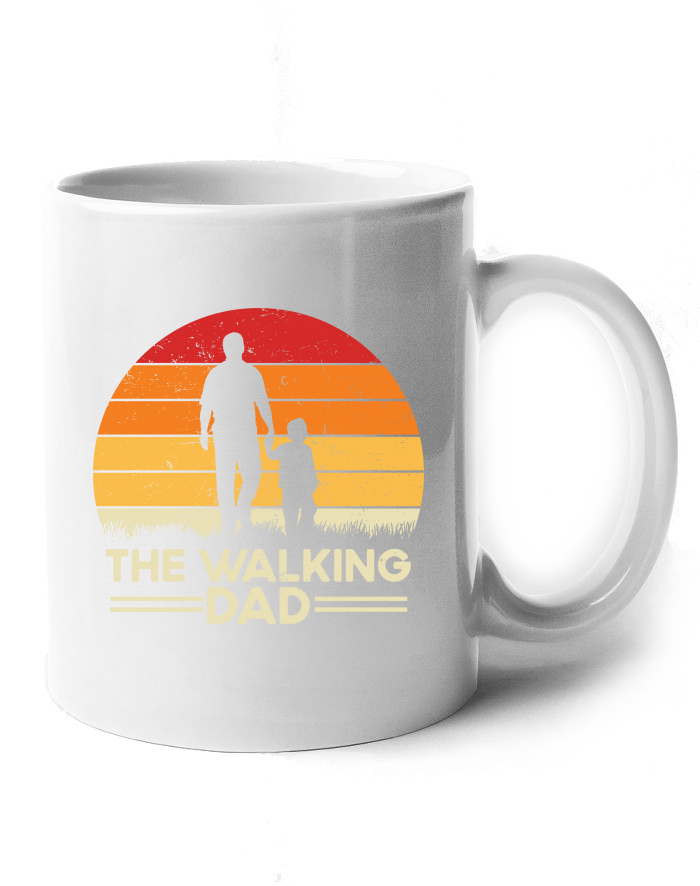 Keramický hrnek pro tatínky The Walking Dad 2