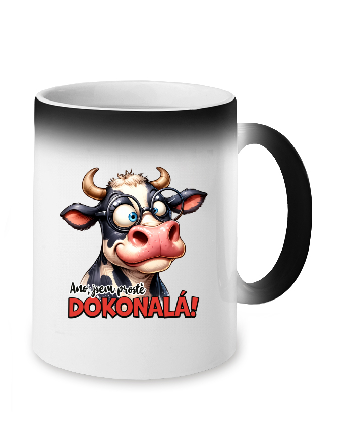 Magický měnící se hrnek Kráva - Jsem prostě dokonalá