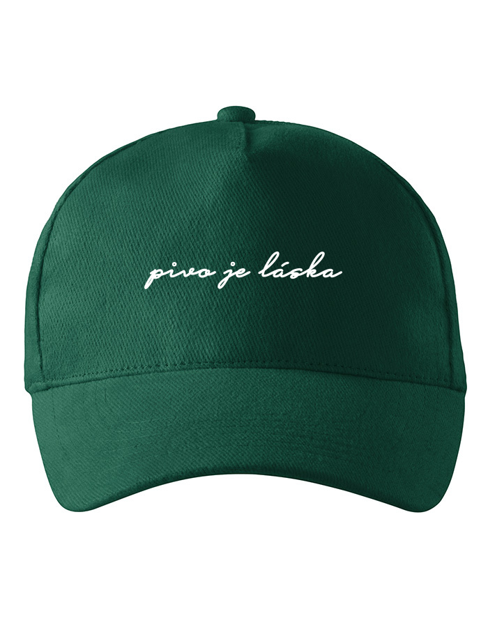 Unisex kšiltovka Pivo je láska