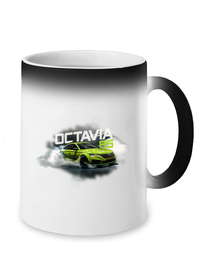 Magický měnící se hrnek Octavia RS