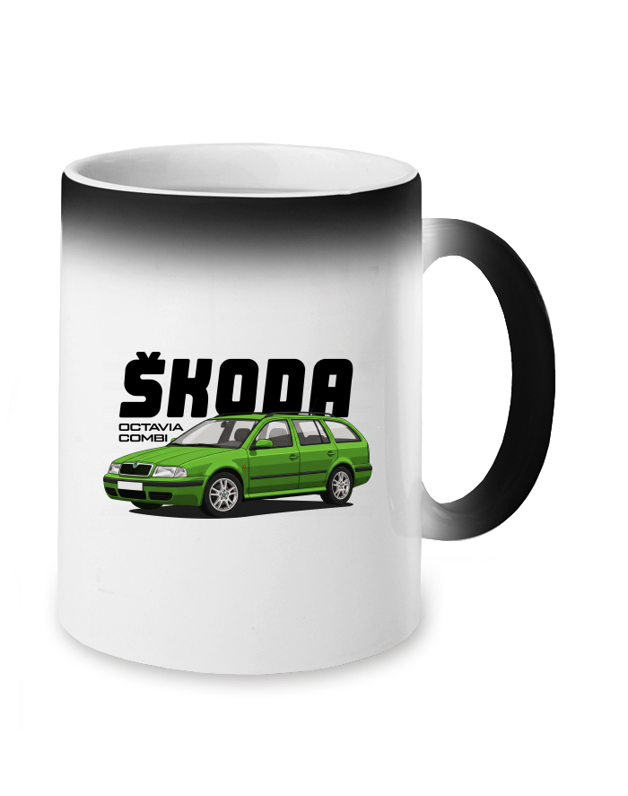 Magický hrnek Škoda Octavia Combi