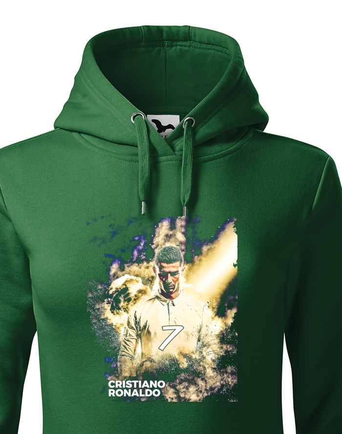 Dámská mikina s kapucí Cristiano Ronaldo 7