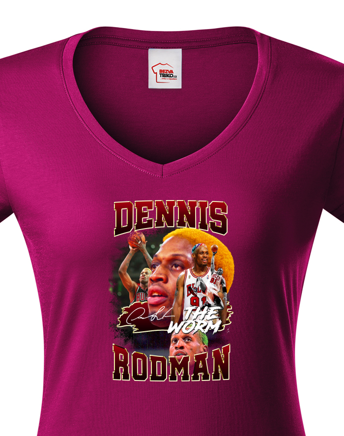 Dámské tričko Dennis Rodman – The Worm