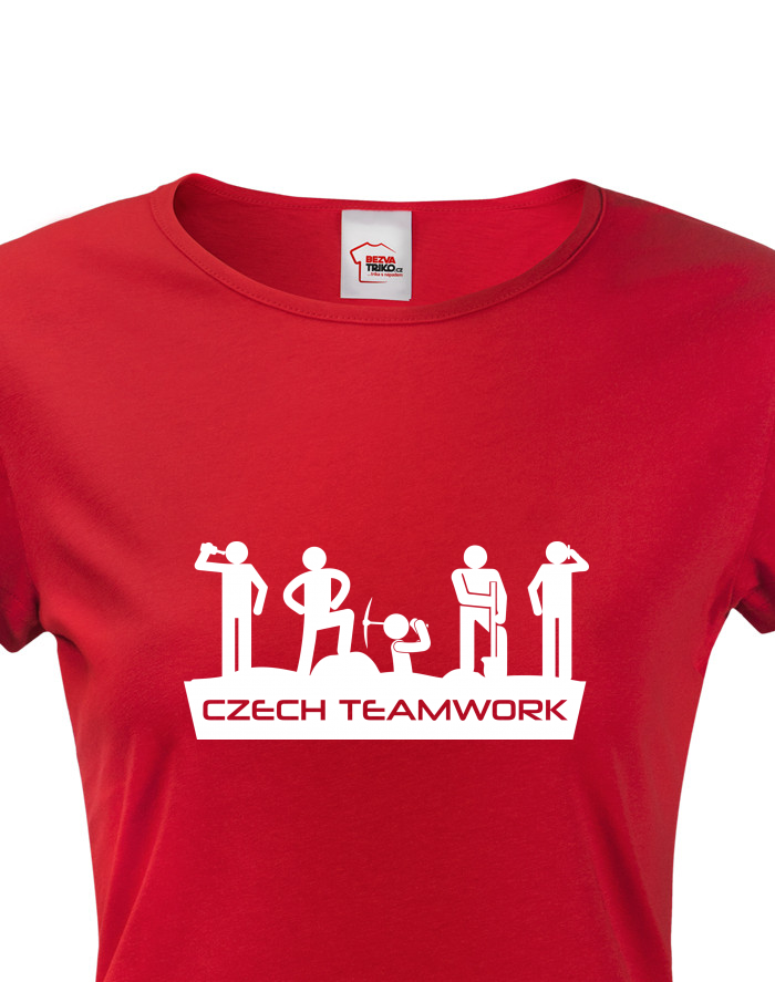 Dámské tričko Czech teamwork