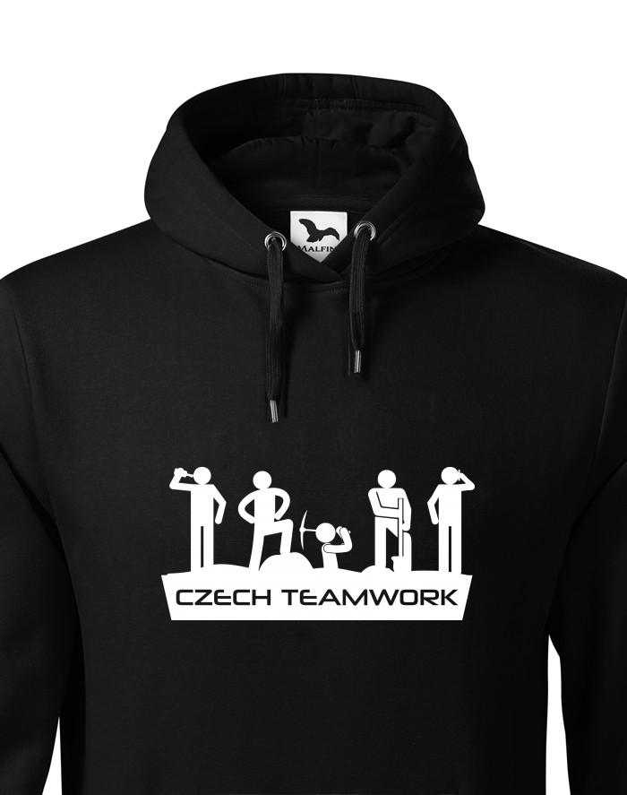 Pánská mikina s kapucí Czech Teamwork