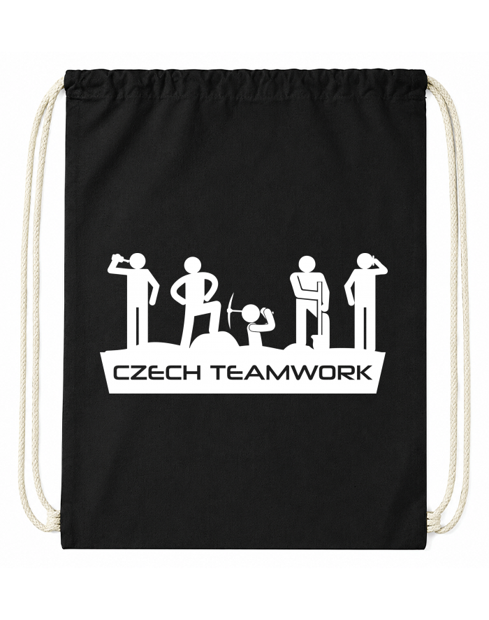 Bavlněný vak na záda Czech teamwork