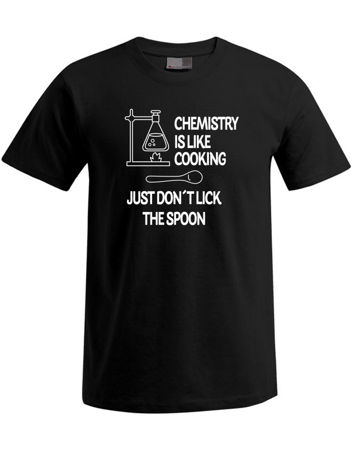 Pánské tričko Plus Size Chemistry is like Cooking