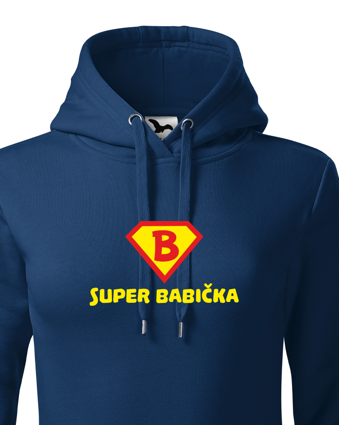 Dámská mikina s kapucí Super babička