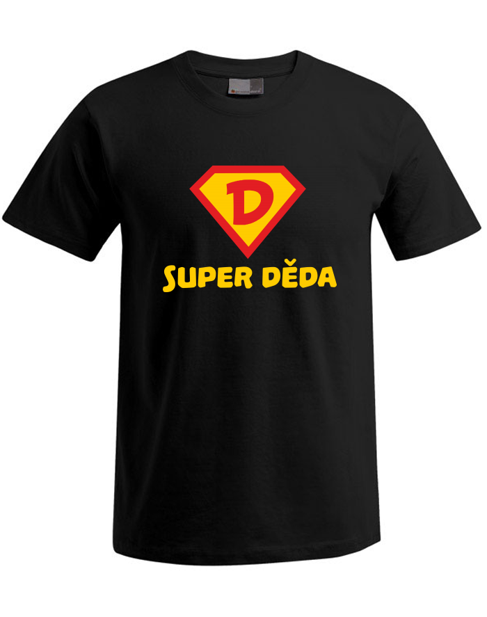 Super děda – pánské tričko Plus Size