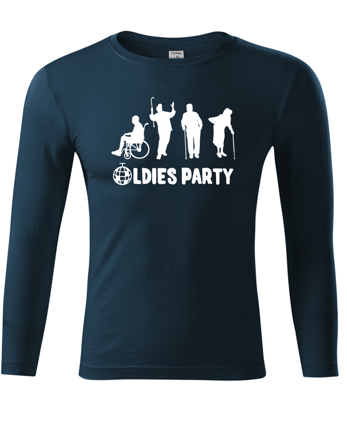 Tričko s dlouhým rukávem Oldies Party