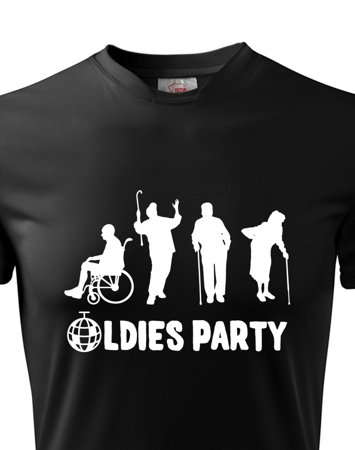 Oldies Party – pánské funkční tričko