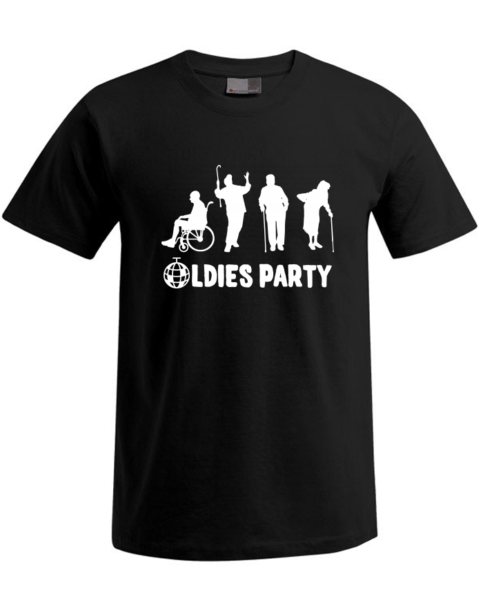 Oldies Party – pánské tričko Plus Size