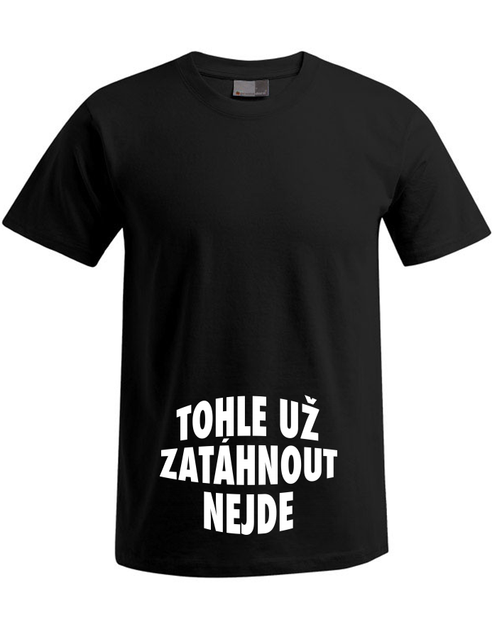 Pánské tričko Plus Size s krátkým rukávem - Tohle už zatáhnout nejde