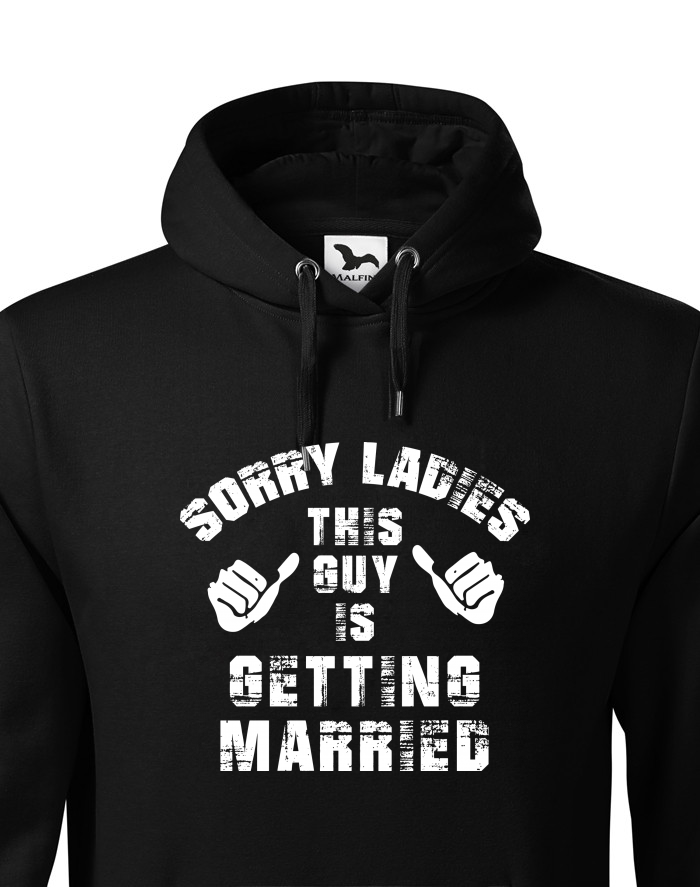 Pánská mikina s kapucí Sorry ladies