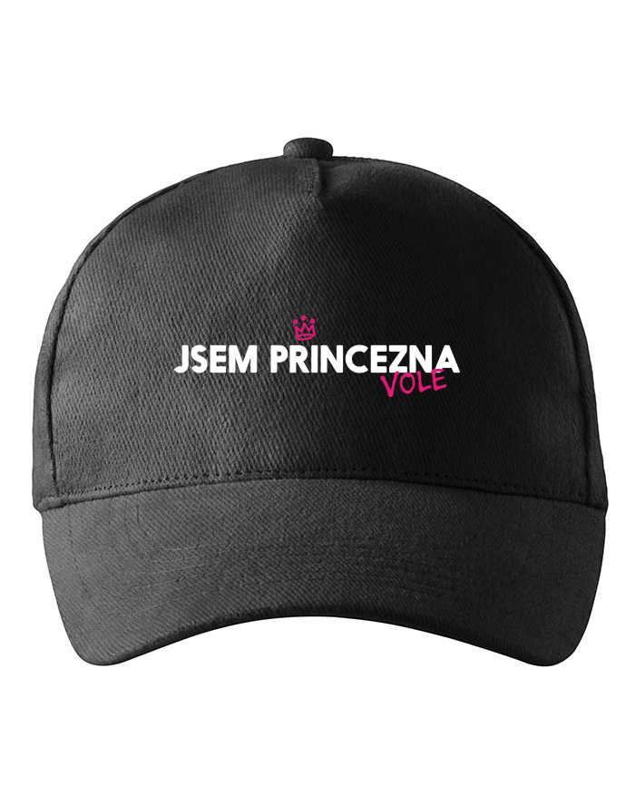 Dětská kšiltovka Jsem princezna vole