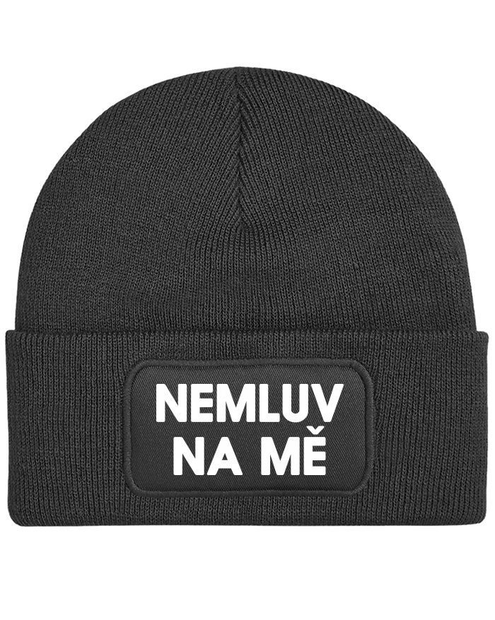 Dětská čepice Patch „Nemluv na mě“