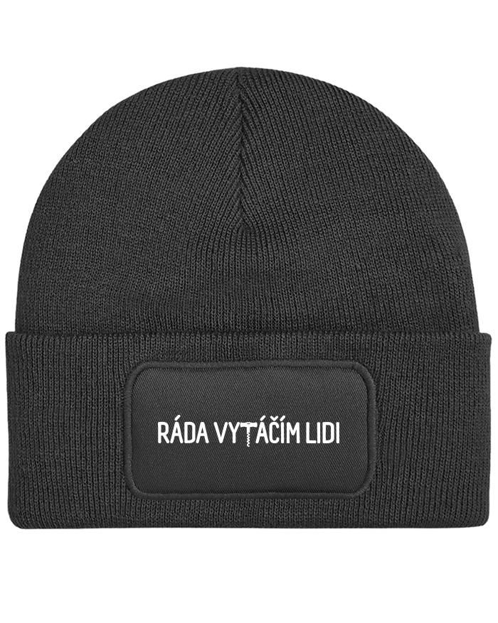 Unisex čepice Patch - Ráda vytáčím lidi