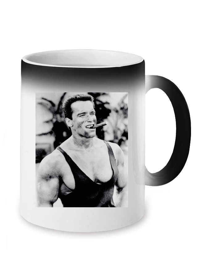 Magický měnící se hrnek Arnold Schwarzenegger