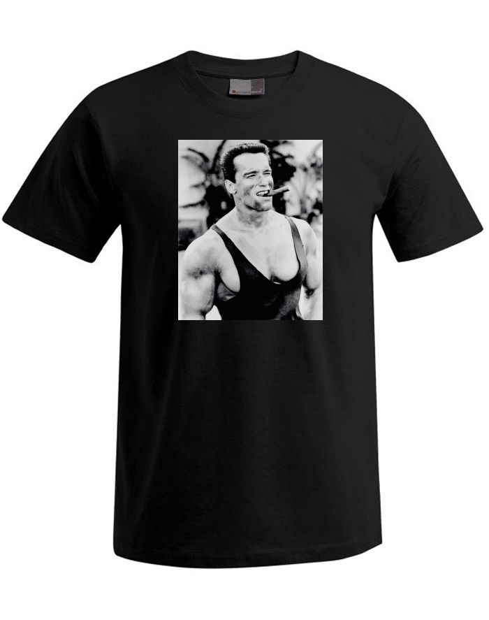 Pánské tričko Plus Size s potiskem Arnold Schwarzenegger