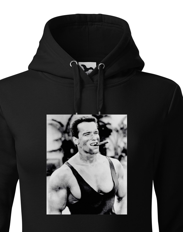 Dámská mikina s kapucí - Arnold Schwarzenegger