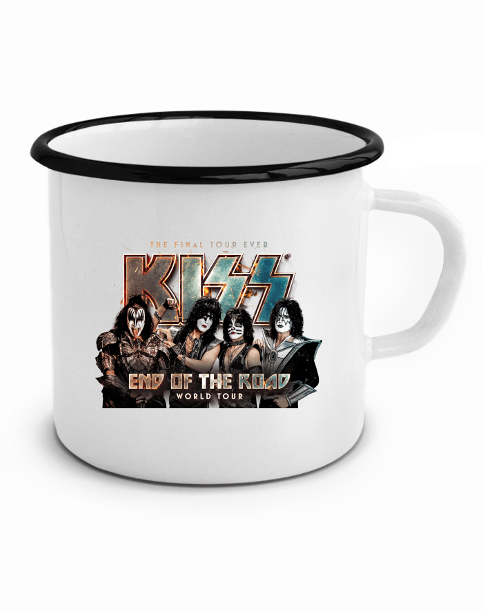 Plechový hrneček Kiss – End of the Road World Tour