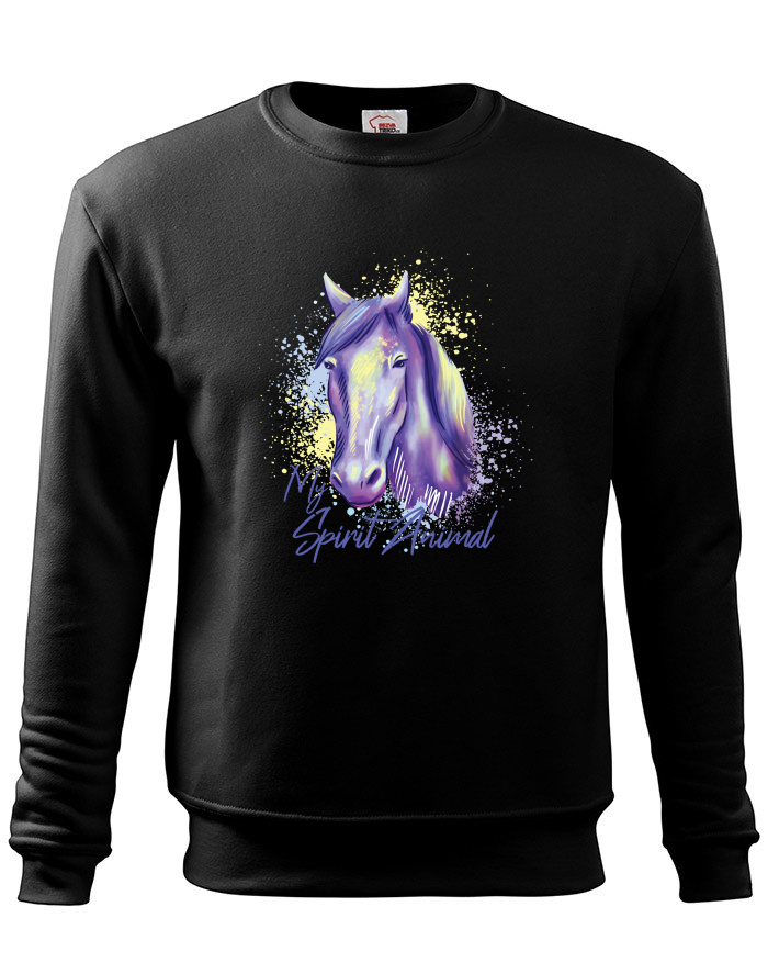 Dětská mikina bez kapuce Kůň – My Spirit Animal