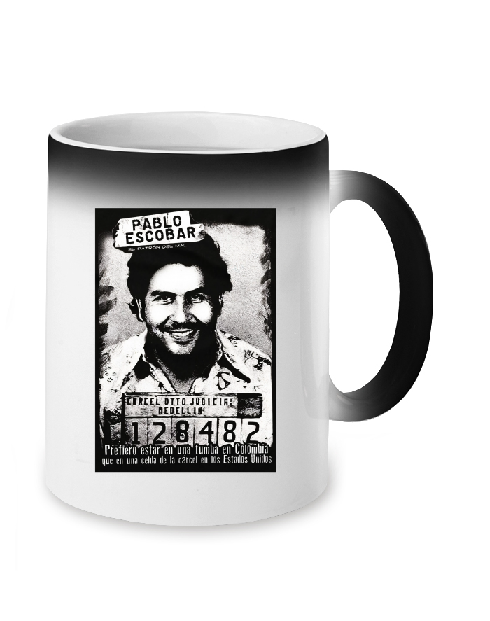 Magický měnící se hrnek Pablo Escobar