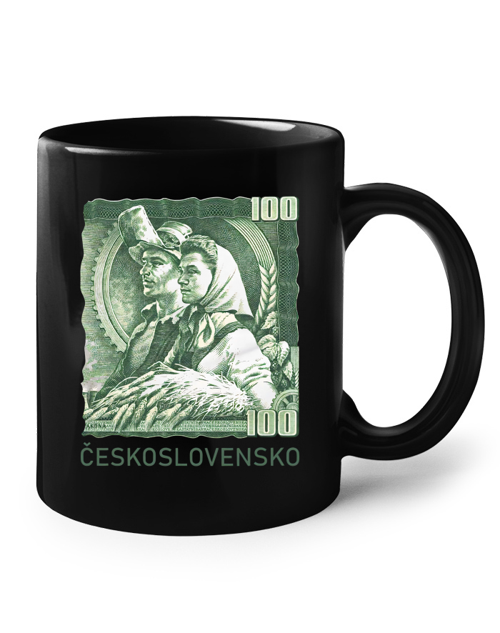 Keramický hrnek 100 Kč Československo