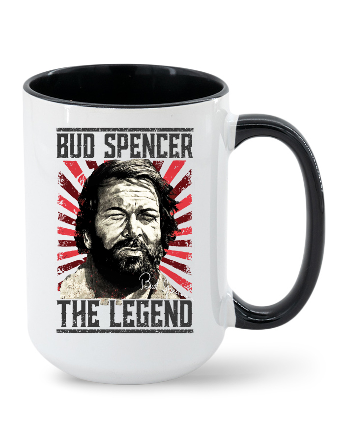 Bud Spencer keramický hrnek MAX s barevným vnitřkem a uchem