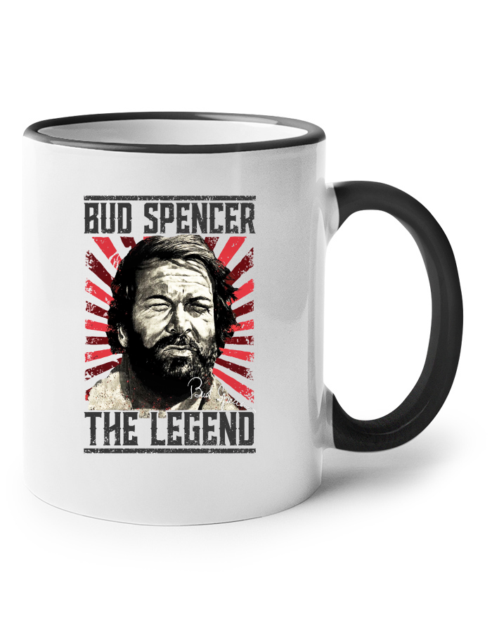 Bud Spencer keramický hrnek s barevným uchem
