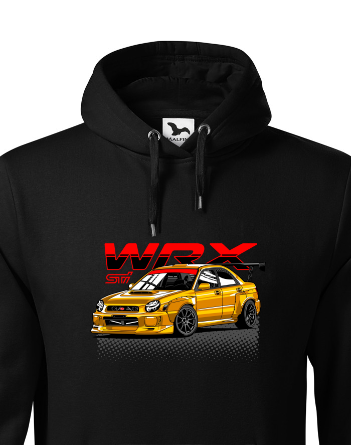 Pánská mikina s kapucí Subaru WRX STI Bugeye
