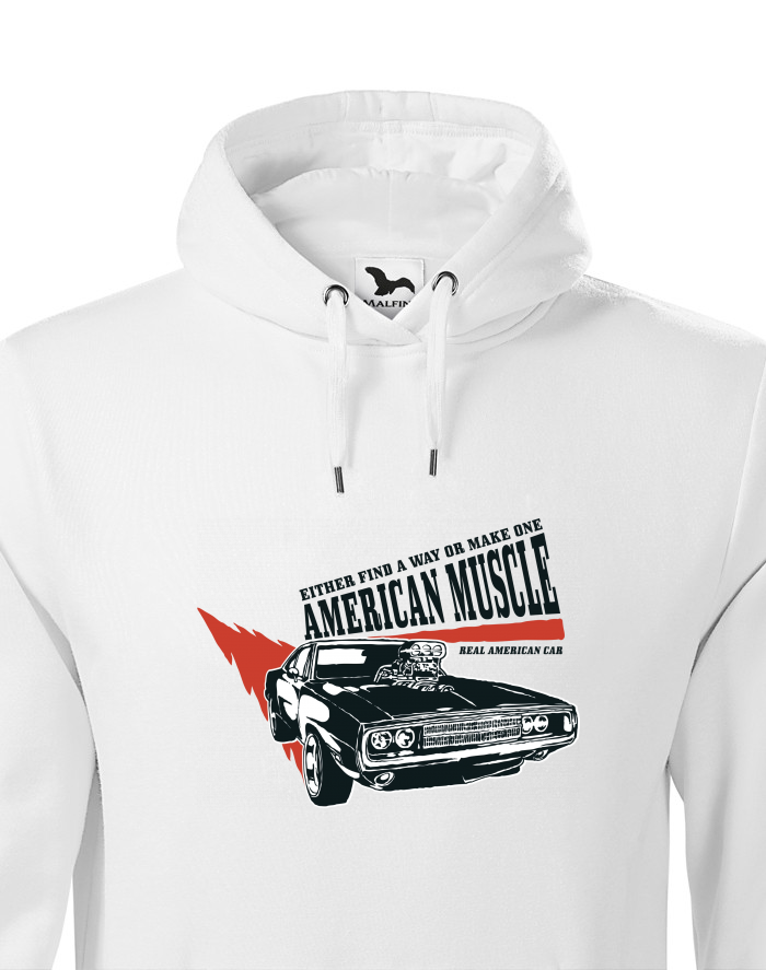 Pánská mikina s kapucí American Muscle car