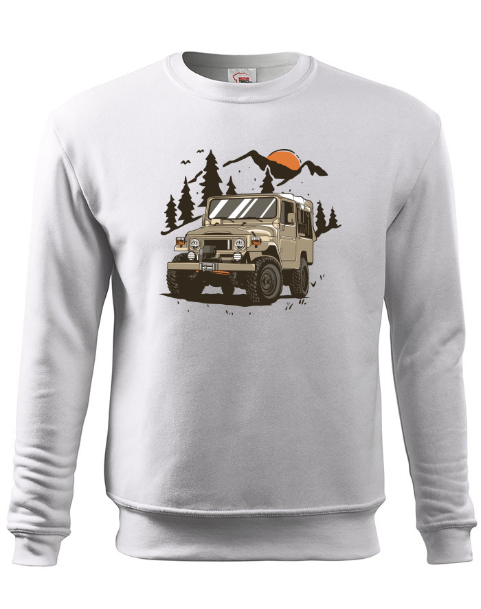 Pánská mikina bez kapuce Toyota Land Cruiser