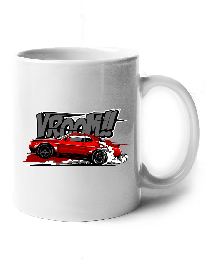 Keramický hrnek Dodge Challenger – Vroom!!