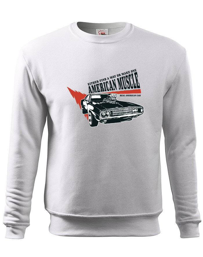 Pánská mikina bez kapuce American Muscle