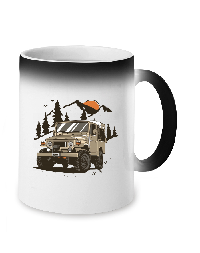 Magický měnící se hrnek Toyota Land Cruiser