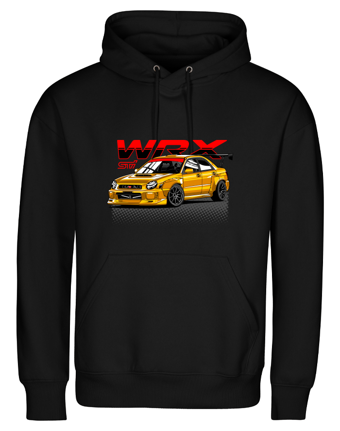 Subaru WRX STI Bugeye - pánská mikina s kapucí